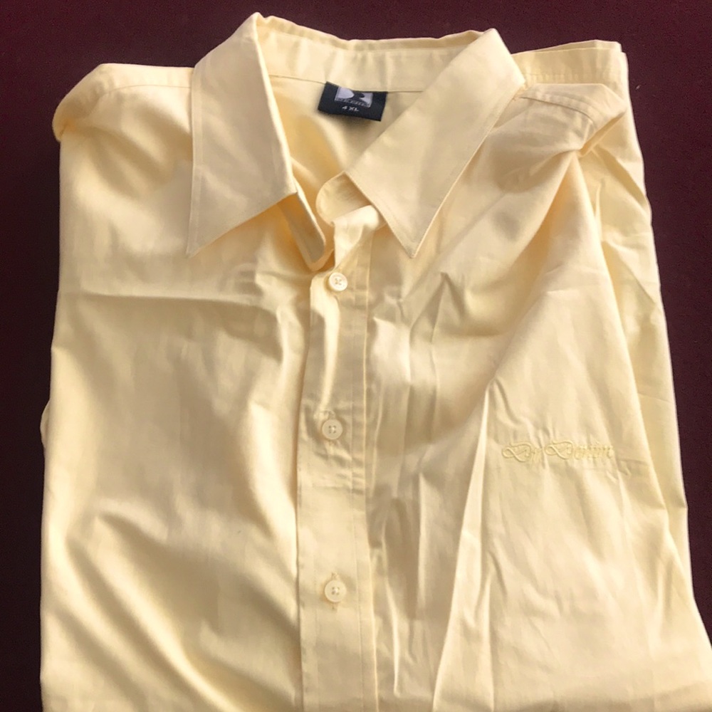 Dr Demin yellow dress shirt